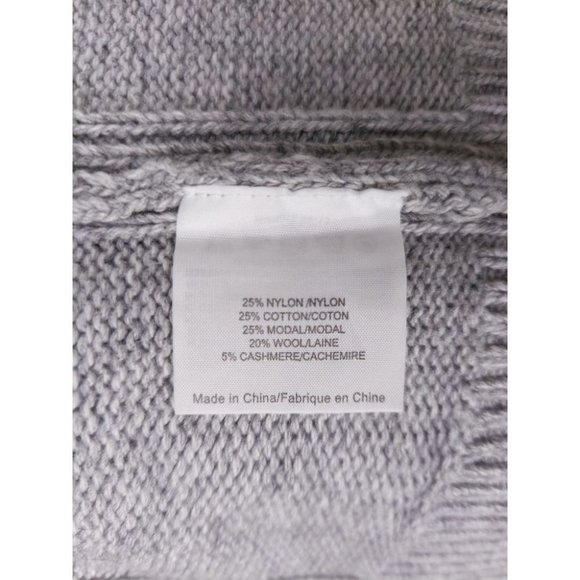 TORY BURCH S Jewel Embellished Etta Sweater in Gray - Picture 15 of 15